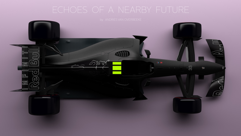 Illustration for article titled Fan-Made Red Bull Concept Shows Off The Sleek, Angular Future Of F1